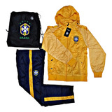 Conjunto Agasalho De Time Seleção Brasil Blusa E Calça bag