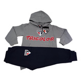 Conjunto Agasalho Moletom Blusa De Frio Infantil Futebol
