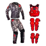 Conjunto Amx Trilha Roupa Camuflado Kit