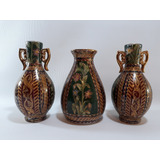 Conjunto Antigo 3 Mini Vasos Porcelana Chinesa