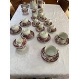 Conjunto Antigo De Chá E Café Porcelana Real Brasil