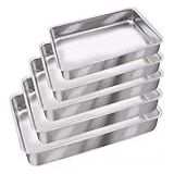 Conjunto Assadeira Retangular Alta 5 Pçs Em Aluminio Chicky