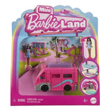 Conjunto Barbieland Mini Veiculos E Acessorios Mattel Cor Trailer