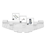 Conjunto Base Da Dobradiça Tampa Lava Brastemp 11kg Branco