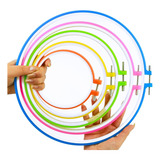 Conjunto Bastidores Plásticos Ajustáveis 5 Tamanhos Cor Colorido