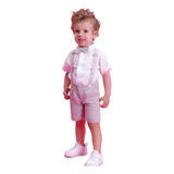 Conjunto Batizado Roupa Social Menino Bebe Festa Casamento