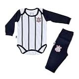 Conjunto Bebê Corinthians Body E Calça Oficial
