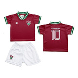 Conjunto Bebê Fluminense Uniforme Torcida Baby