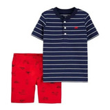 Conjunto Bebe Menino Carters Infantil Roupa Menina Bebê 2pçs