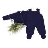Conjunto Bebê Tricô Renda Infantil Menina Menino 02 Peças