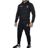 Conjunto Blusa Calça Moletom Corinthians Timão Sccp Fiel