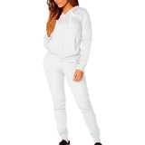 Conjunto Blusa De Moletom Calça Abrigo Flanelado Jogger