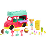 Conjunto Brinquedo Smoothies Food Truck 2 Em 1 Polly Pocket