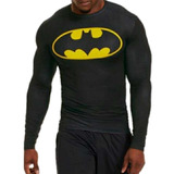 Conjunto Calça E Camisa Térmica Batman Proteção Solar Uv