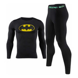 Conjunto Calça E Camisa Térmica Batman