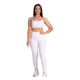 Conjunto Calça Legging E Top Cropped