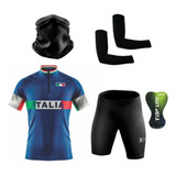 Conjunto Camisa E Bermuda C Gel Bandana E Manguitos