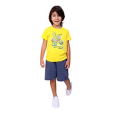 Conjunto Camisa E Bermuda Menino Criança