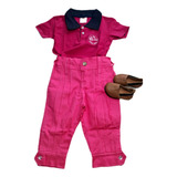 Conjunto Camisa Polo Alpargata E Bombacha Pilcha Infantil