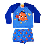 Conjunto Camisa Sunga Proteção Solar Uv 50 Bebê Infantil