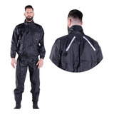 Conjunto Capa Chuva Masculina Forro Moto Nylon P M G Gg