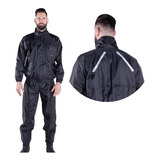 Conjunto Capa Chuva Masculina Forro Moto Nylon Tamanho G