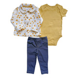 Conjunto Carters Blusa Fleece Inverno Bebê Menina Original