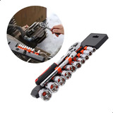 Conjunto Chave Catraca Canhão Soquete Reparo De Carro Moto