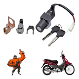 Conjunto Chave Ignição Trava Banco Biz 125 2006 2007 2008