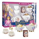 Conjunto Chazinho Da Princesa Kit De Chá Brinquedo C 9 Peças