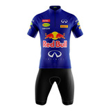 Conjunto Ciclismo Bermuda camisa Red Bull frete Grátis 