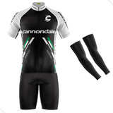 Conjunto Ciclismo Bermuda E Camisa Cannondale Com Manguitos