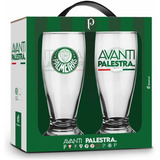 Conjunto Com 2 Copos Munich Tema Time Palmeiras