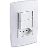 Conjunto Com 2 Interruptores E Uma Tomada Force Line