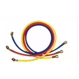 Conjunto Com 3 Mangueiras Manifold 0 90cm R12 R22 R134a