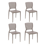 Conjunto Com 4 Cadeiras Tramontina Sofia
