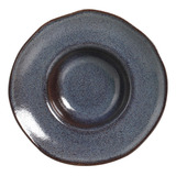 Conjunto Com 4 Pratos De Massa Orgânico Titanium 450ml Azul escuro Porto Brasil