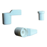Conjunto Com 4 Tramelas Para Tela Mosquiteiras Branca