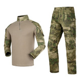 Conjunto Combat Shirt Calça Camuflados Militares Avb Cshirt