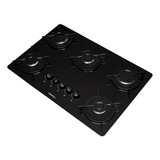 Conjunto Cooktop 5 Bocas Coifa De Ilha 90cm 127v 220v