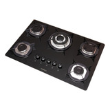 Conjunto Cooktop À Gás 5 Bocas Coifa 90cm Ilha 127v 220v