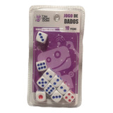 Conjunto Dados Para Jogos 12mm 10 Unidades