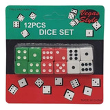 Conjunto Dados Para Jogos Lacrado 18mm 12 Unidades