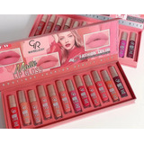 Conjunto De 12 Batons Semi Matte