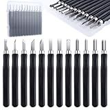 Conjunto De 12 Ferramentas De Escultura Em Madeira SK2 De Aço Pequeno Cinzel De Madeira- Kit De Ferramentas De Faca Multiuso Para Esculpir à Mão Com Caixa De Armazenamento- Kit De Facas De Escultura