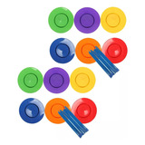 Conjunto De 12 Pratos De Palhaço Malabarismo Brinquedo De