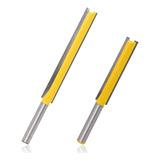Conjunto De 2 Brocas Afeitar De Bits De Roteador Reto Fresa