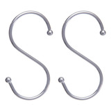Conjunto De 2 Ganchos Multiuso Para Barra Cabide Suporte Gan