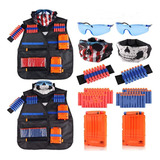 Conjunto De 2 Peças De Colete Tático Infantil
