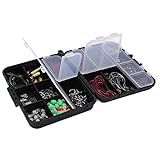 Conjunto De 212 Peças De Acessórios De Pesca Com Gancho Giratório Em Caixa De Armazenamento Kit Completo De Equipamentos Para Entusiastas De Pesca Com Iscas